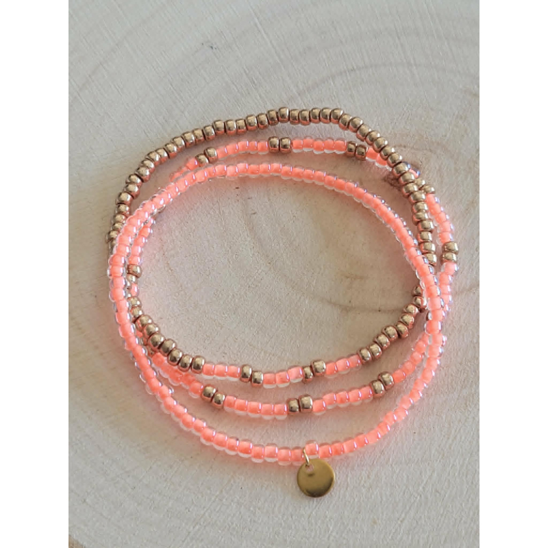 Set Miyuki armbanden Orange
