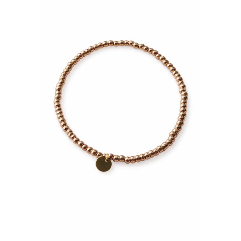 Luxe Miyuki Kralenarmband: 3mm Duracoat Galvanized Champagne 4204